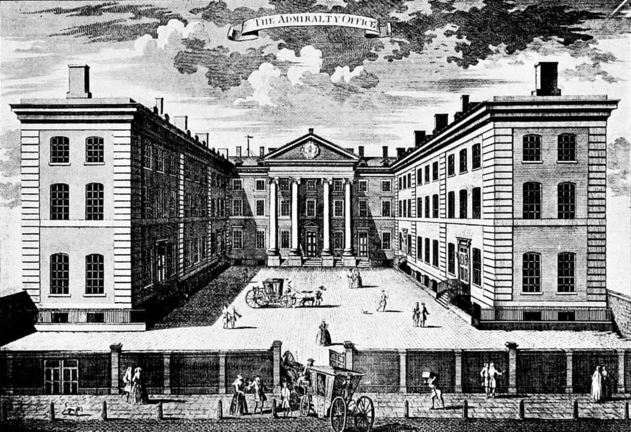 Admiralty-Office-London- Kontorarbeid i to tusen år