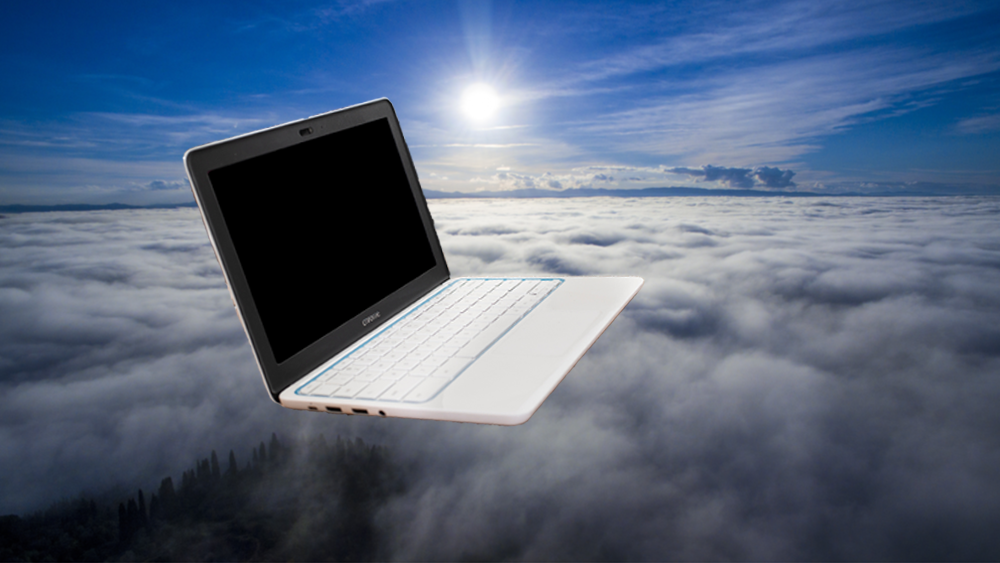 Chromebook in the skies 