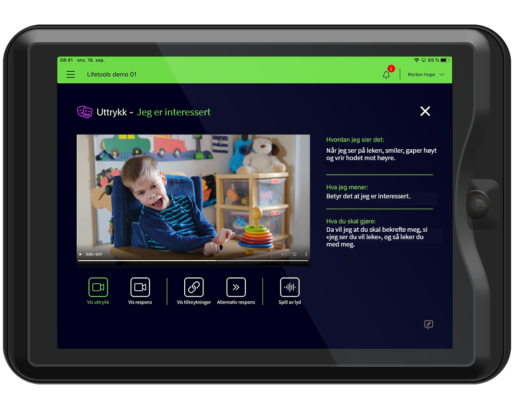 iPad kan hjelpe de uten språk å kommunisere